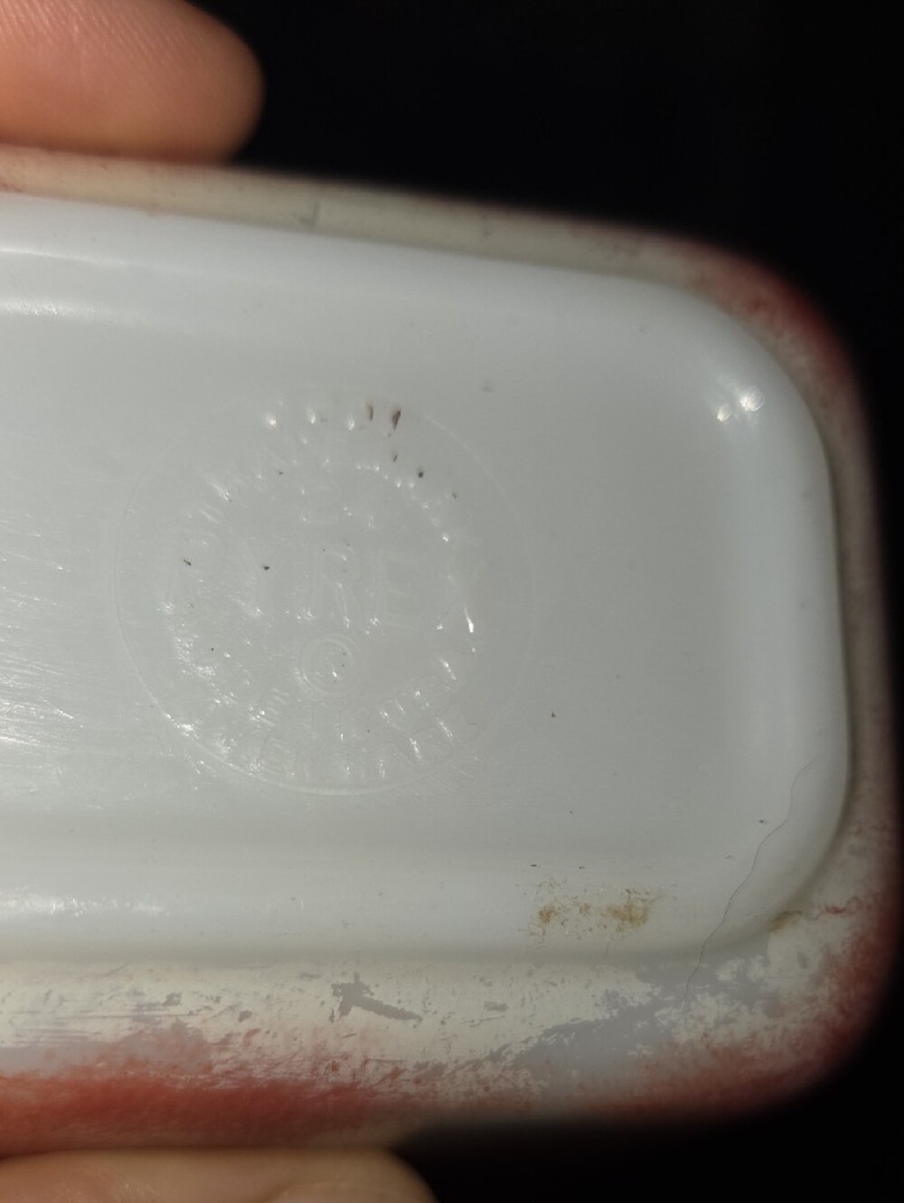 Pyrex Ceramic Square Bowl - Picture 3 of 4